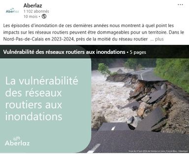 Vulnérabilité aux inondations du réseau routier