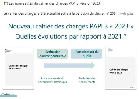Nouveautés CC PAPI3