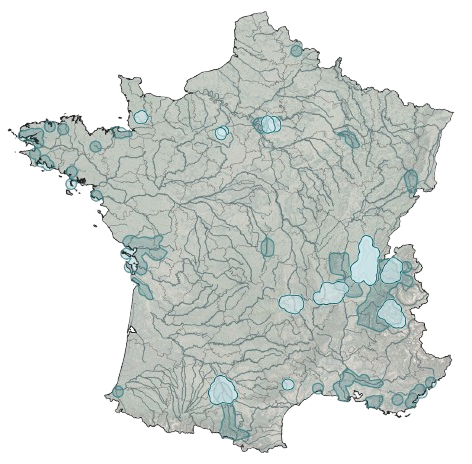Carte France référence Gurvan PEDEN Aberlaz