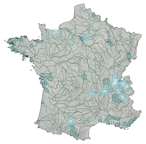 Carte France référence Gurvan PEDEN Aberlaz